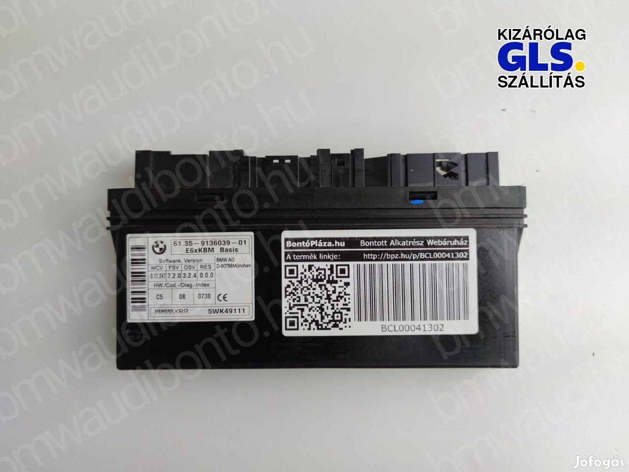BMW 5 (E60) Komfort vezérlőegység/modul (9136039, 61359136039)