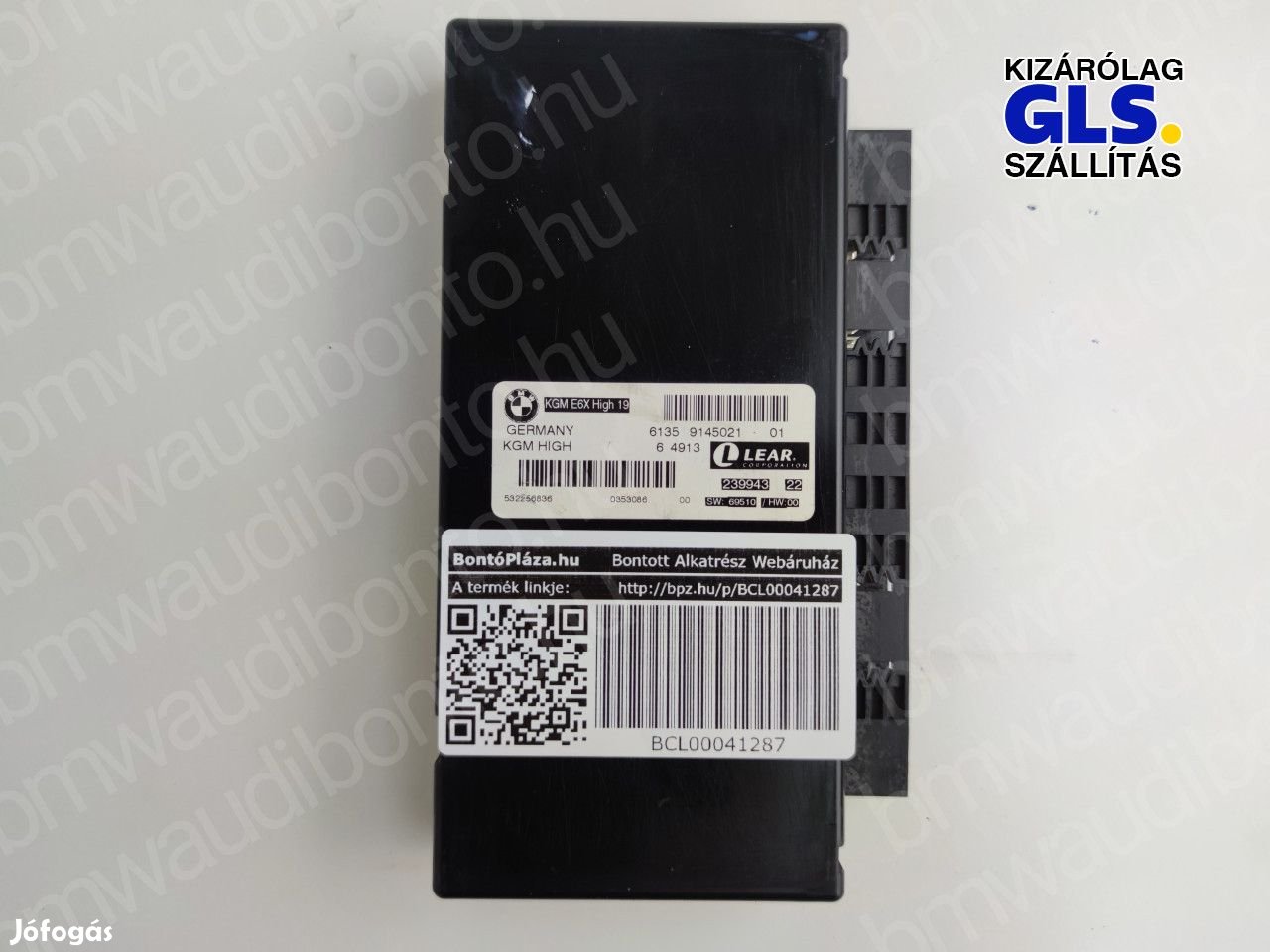 BMW 5 (E60) Komfort vezérlőegység/modul (9145021)