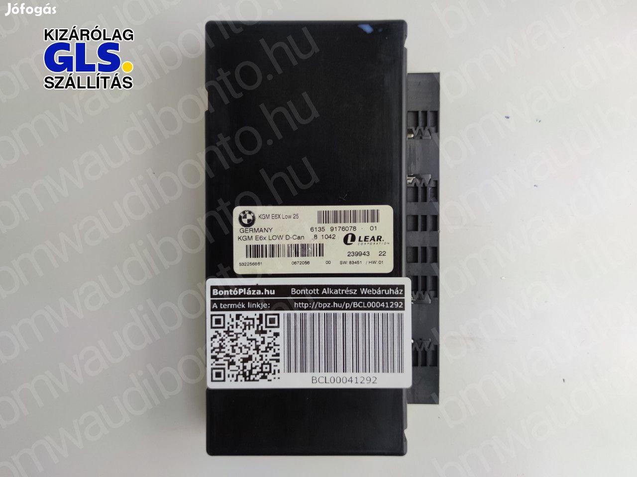 BMW 5 (E60) Komfort vezérlőegység/modul (9176078, 61359176078)
