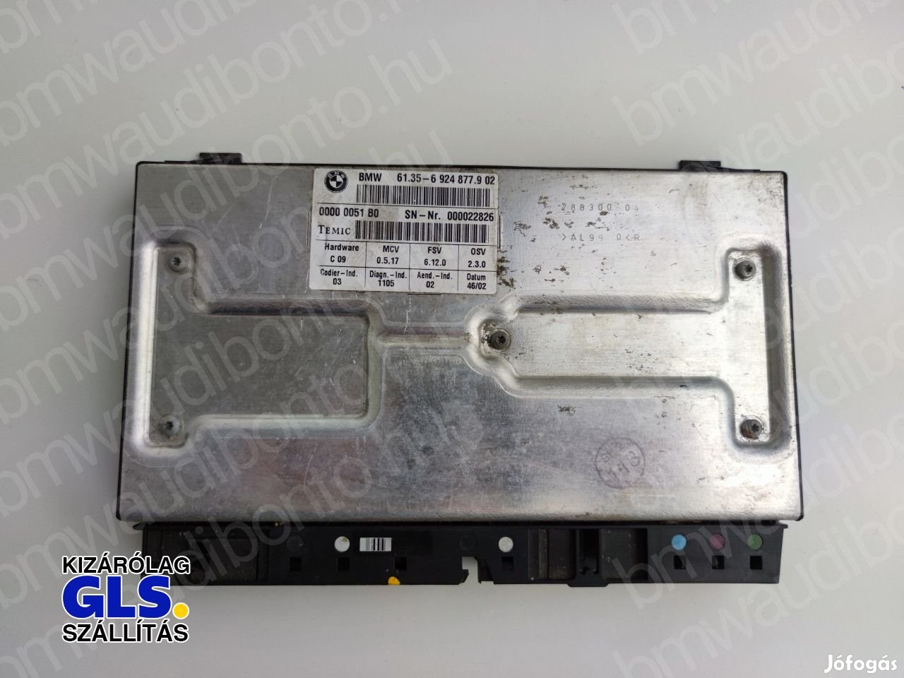 BMW 5 (E60) Ülés vezérlőegység/modul (6924877, 61356924877)