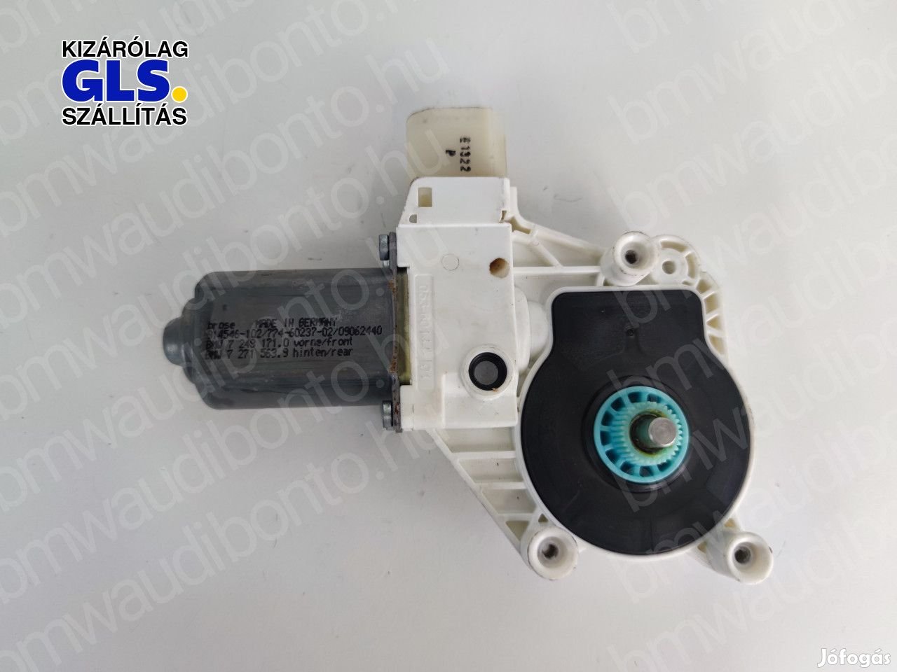 BMW 5 (F10) Bal első ajtó ablakemelő motor (7248171, 51337248171)