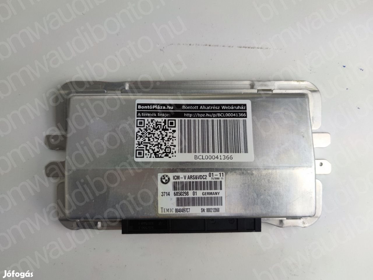 BMW 5 (F10) Futómű vezérlőegység/modul (6850298, 37146850298)