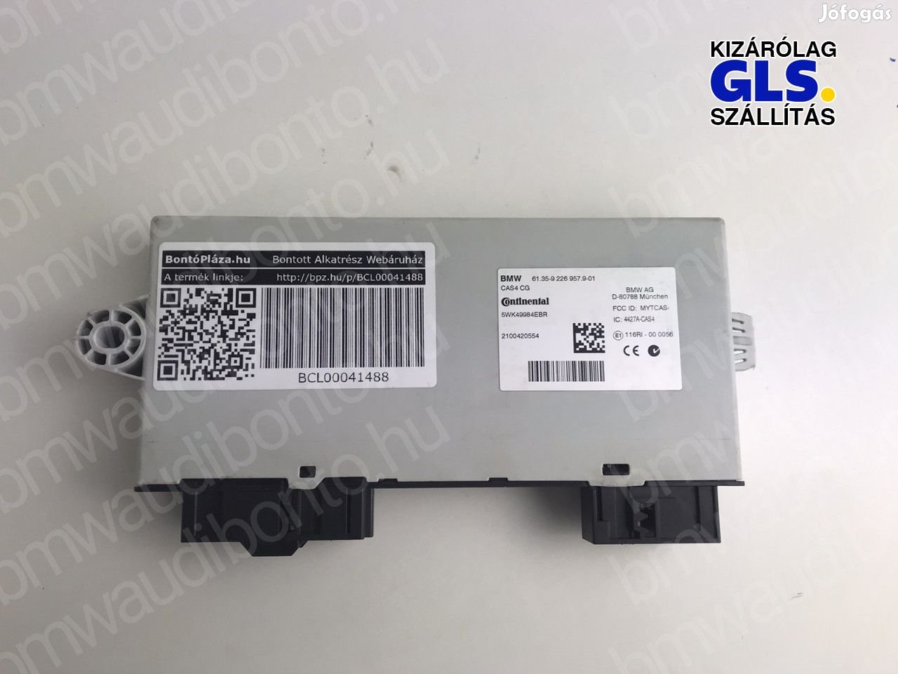 BMW 5 (F10) Indításgátló vezérlőegység/modul (9226957, 61359226957)