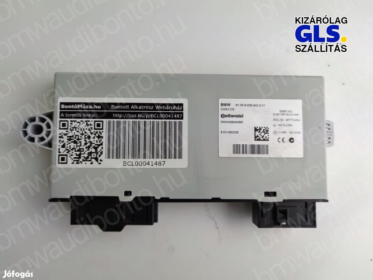 BMW 5 (F10) Indításgátló vezérlőegység/modul (9230943)