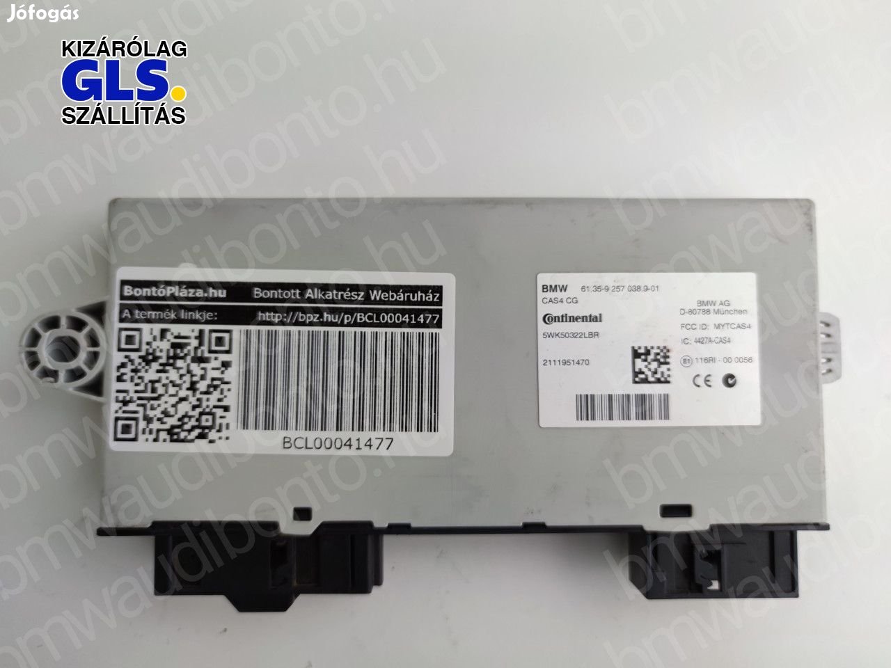 BMW 5 (F10) Indításgátló vezérlőegység/modul (9257038)