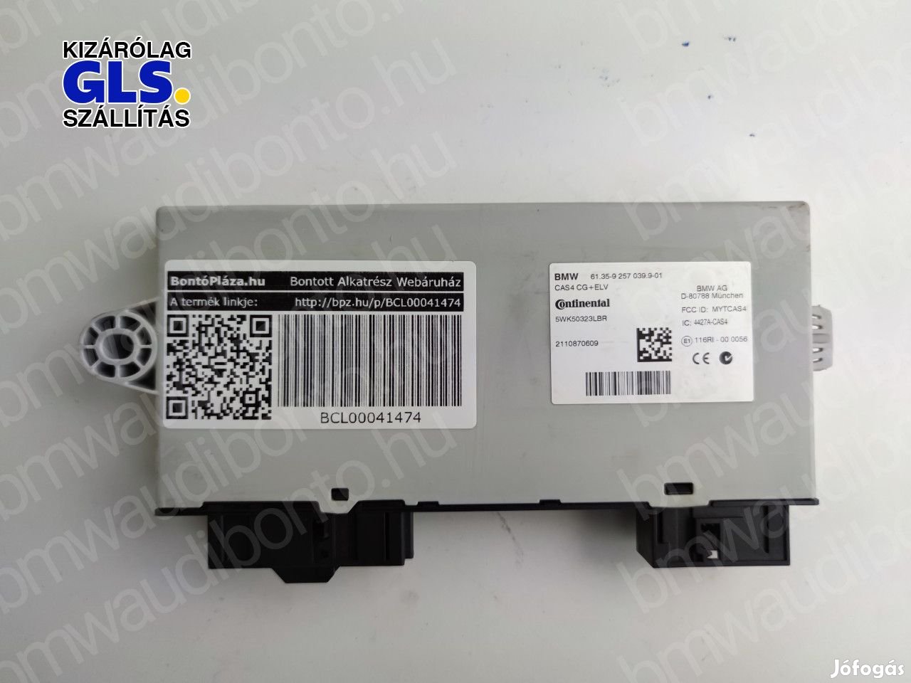 BMW 5 (F10) Indításgátló vezérlőegység/modul (9257039)