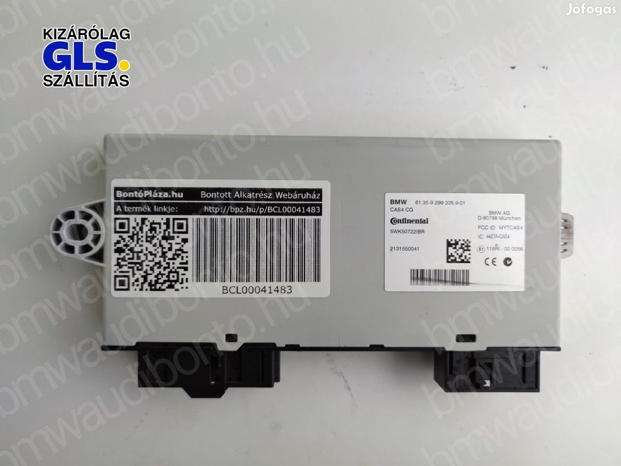 BMW 5 (F10) Indításgátló vezérlőegység/modul (9299335, 61359299335)