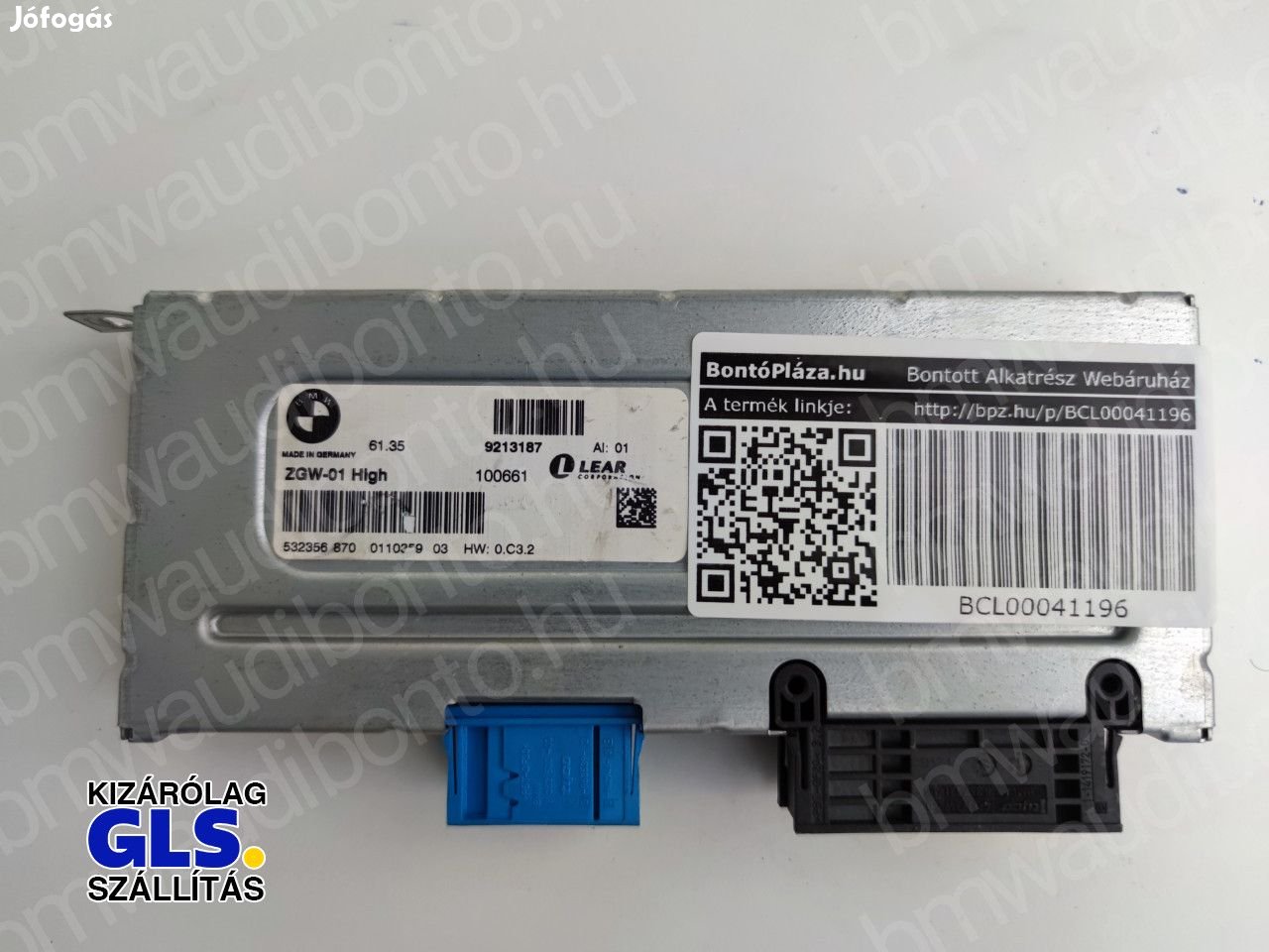 BMW 5 (F10) Komfort vezérlőegység/modul (9213187, 61359213187)
