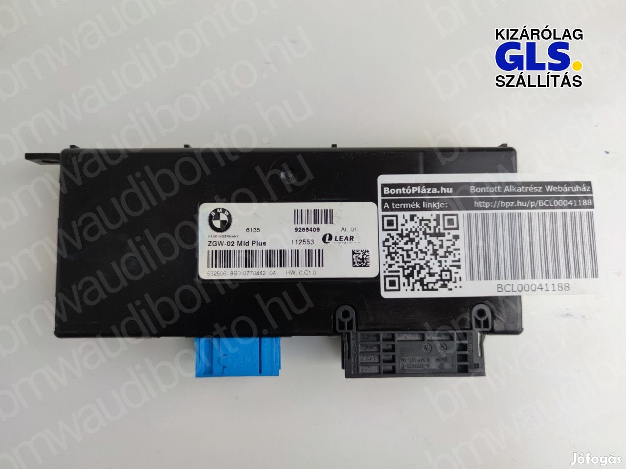 BMW 5 (F10) Komfort vezérlőegység/modul (9266409)