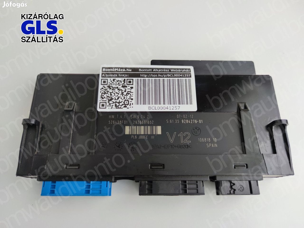 BMW 5 (F10) Komfort vezérlőegység/modul (9284276)