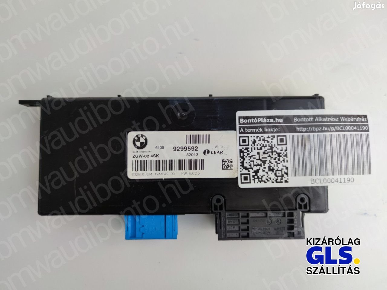 BMW 5 (F10) Komfort vezérlőegység/modul (9299592)