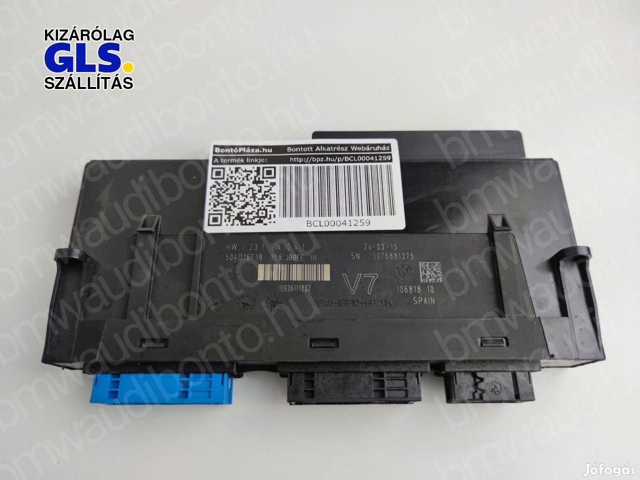 BMW 5 (F10) Komfort vezérlőegység/modul (9361118, 61359361118)