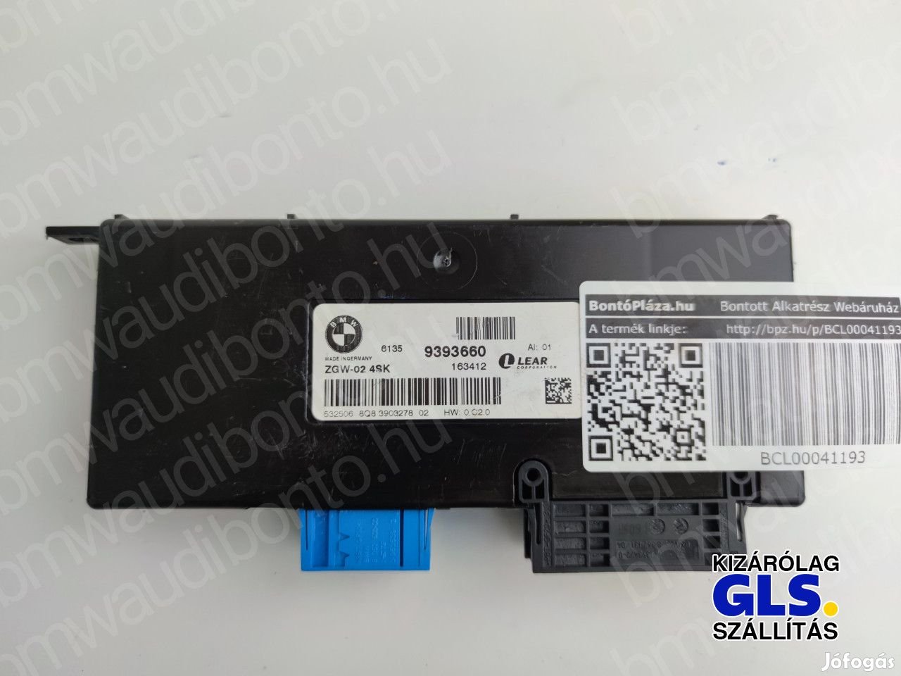 BMW 5 (F10) Komfort vezérlőegység/modul (9393660)