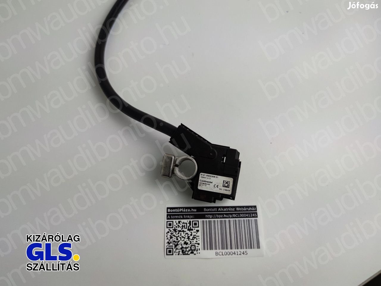 BMW 5 (F10) Negatív kábel (9302358, 61219302358, 61219302356)
