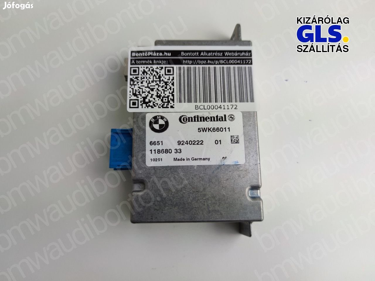 BMW 5 (F10) Sávtartó vezérlőegység/modul (9240222, 66519240222)