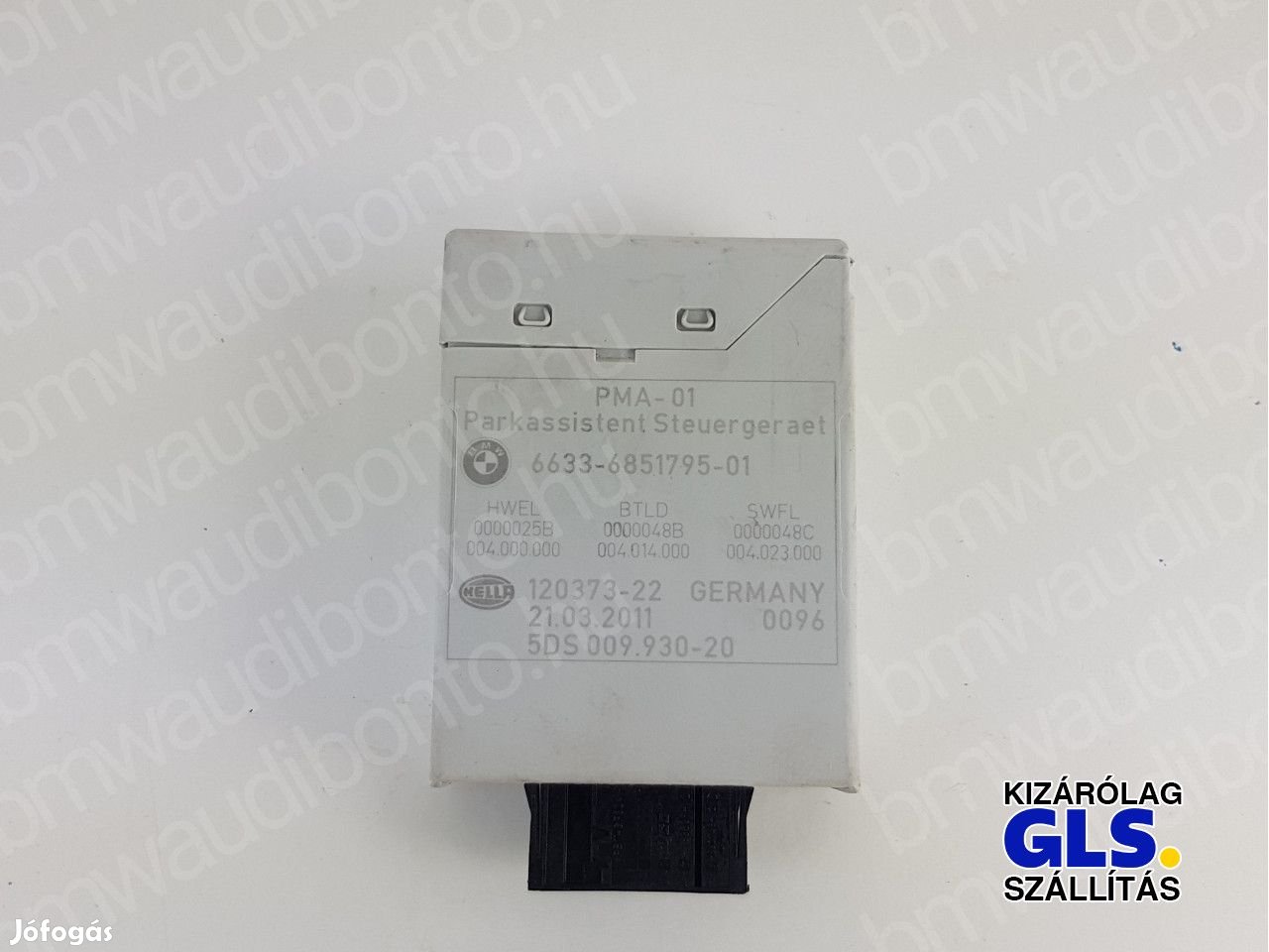 BMW 5 (F10) Tolatóradar vezérlőegység/modul (6851795, 66336851795)