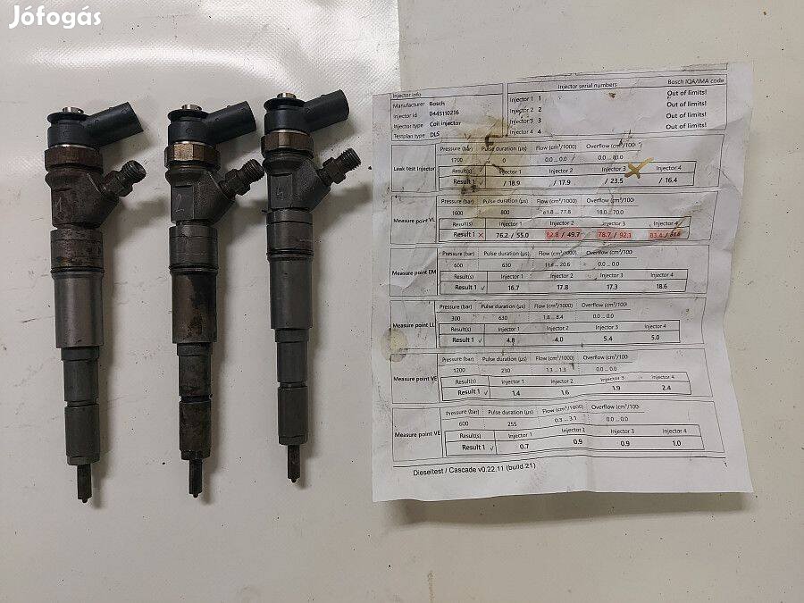 BMW 5 e60 e61 30d m47 306d2 motor porlaszto 0445110216