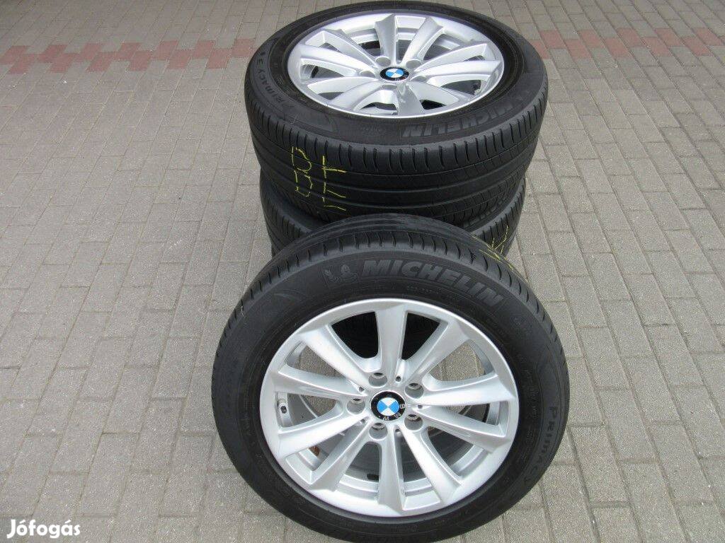 BMW 5 gyári Alukerék Michelin 225/55 R 17 nyári gumival eladó