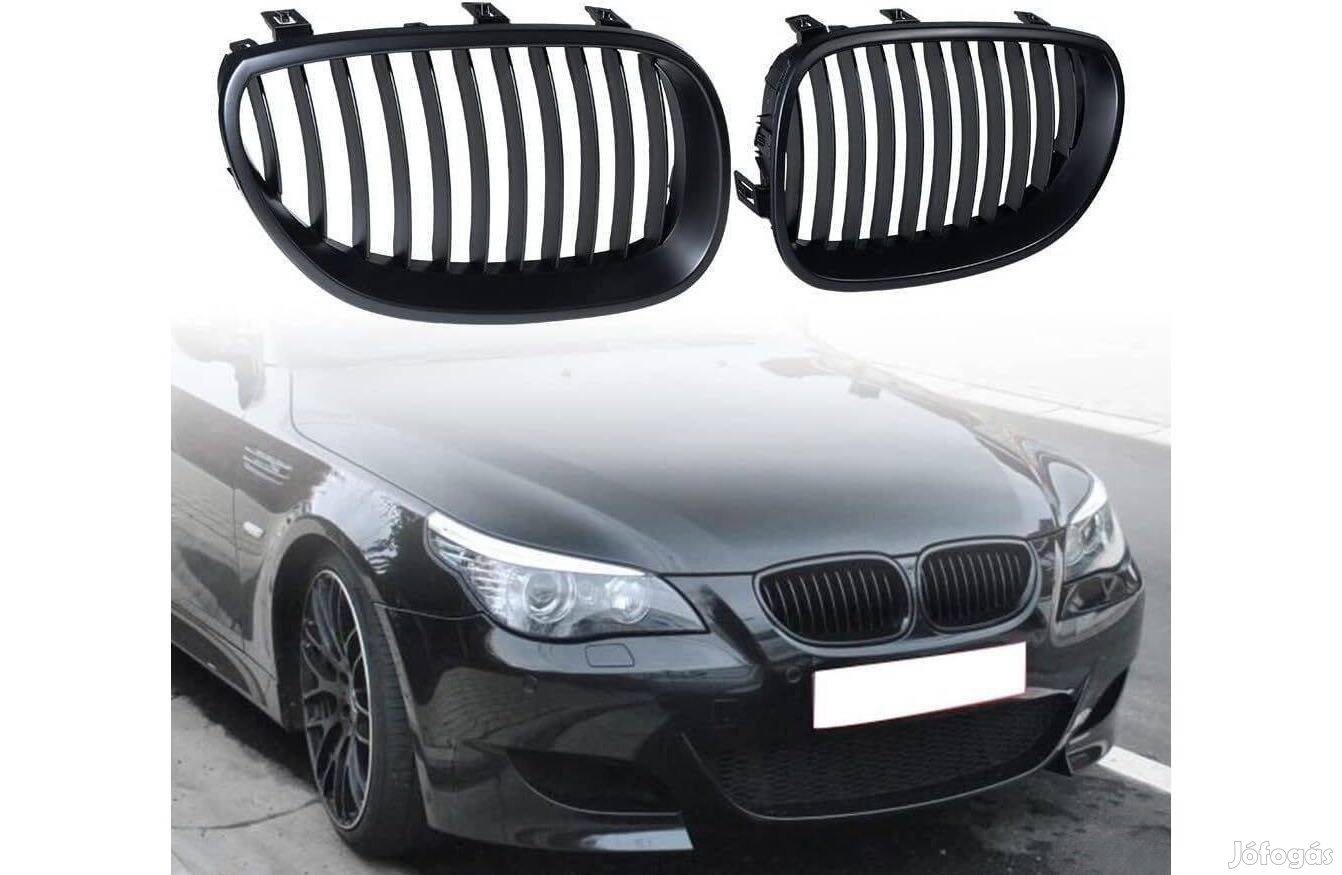 BMW 5-ös E60 fényes fekete vese (hűtőrács)