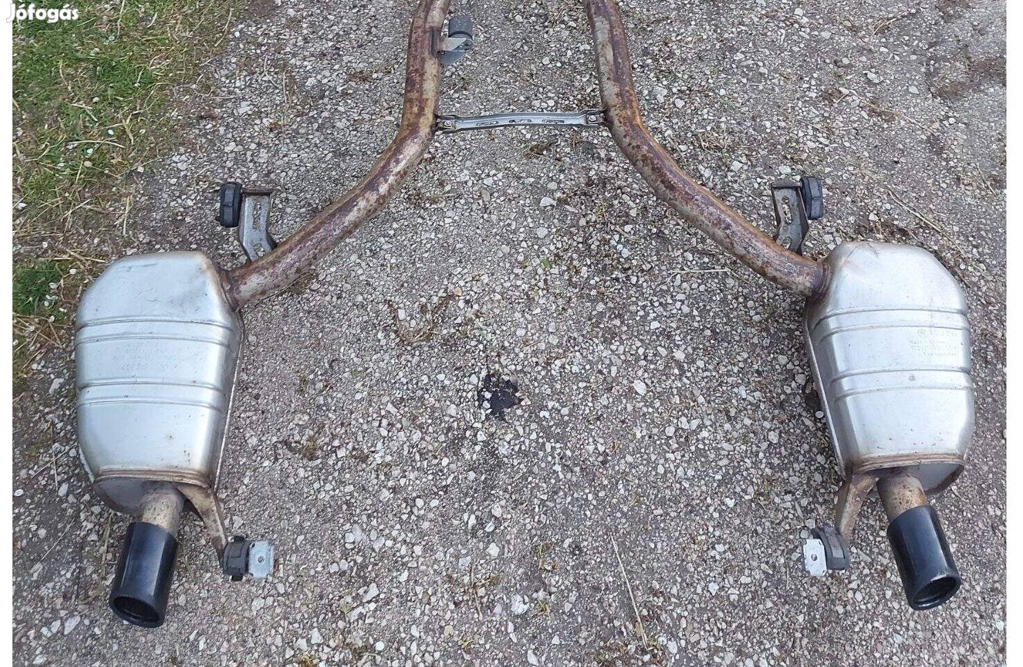 BMW 5-ös sorozat F10, F11, 535d kipufogó rendszer, kipufogó dob N57Z