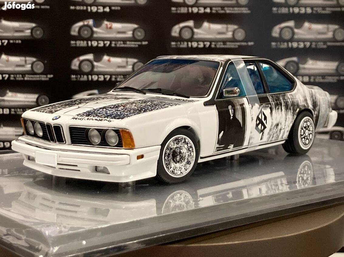 BMW 635 CSi E24 1986 1:18 Autoart Art Car Robert Rauschenberg