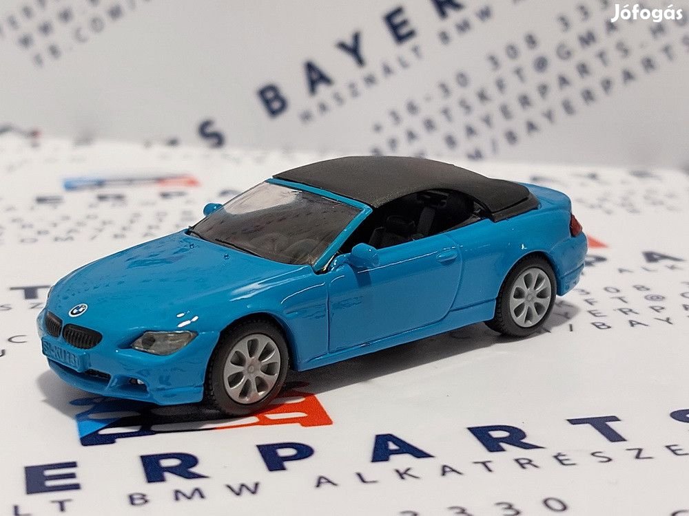 BMW 645i cabrio - Siku - 1:55  1/55 kisautó