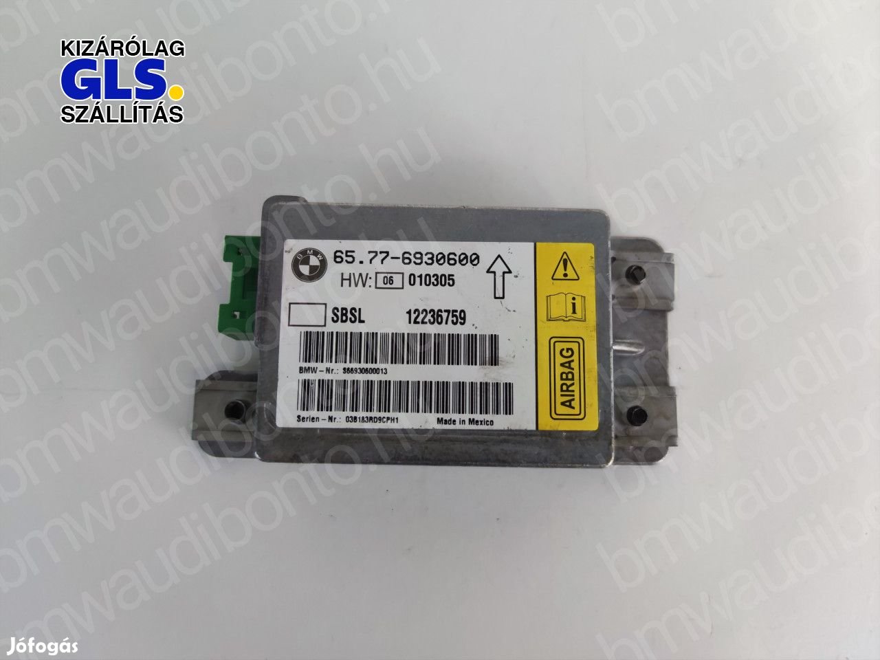 BMW 7 (E65, E66, E67) Bal első ütközés érzékelő (6930600, 65776930600)