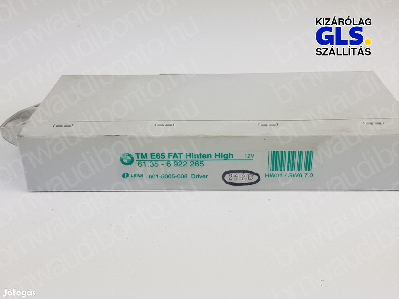 BMW 7 (E65, E66, E67) Bal hátsó ajtó vezérlőegység/modul (6922265)