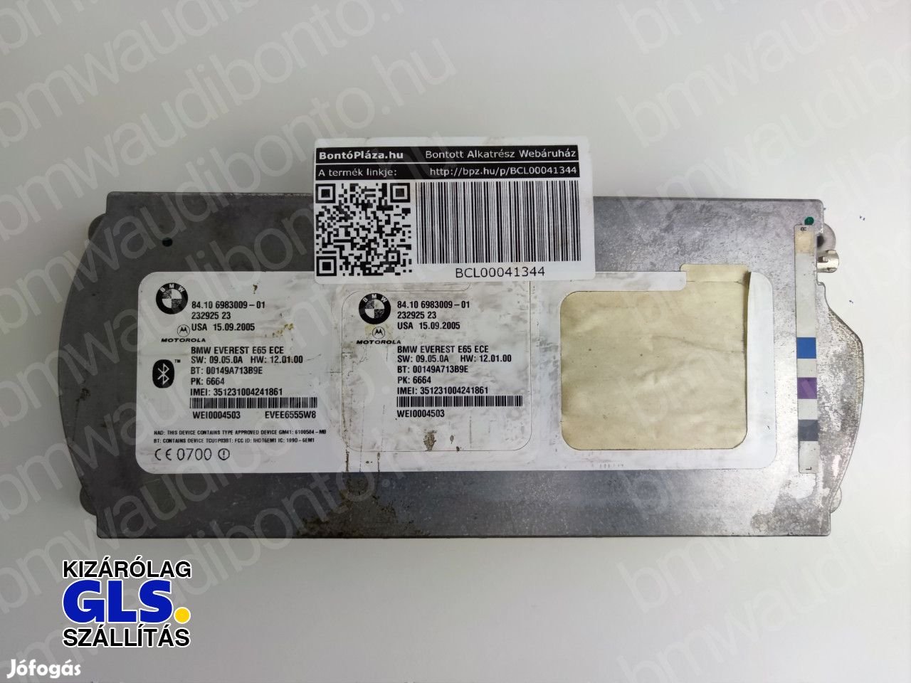 BMW 7 (E65, E66, E67) Bluetooth vezérlőegység modul (6983009)