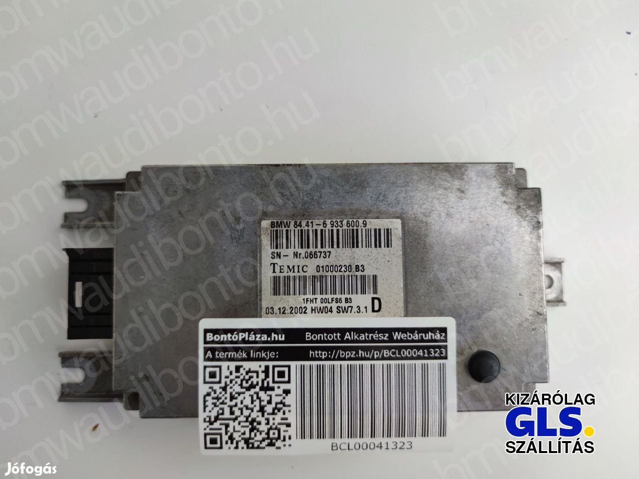 BMW 7 (E65, E66, E67) Hangvezérlő egység/modul (6933600, 84416933600)