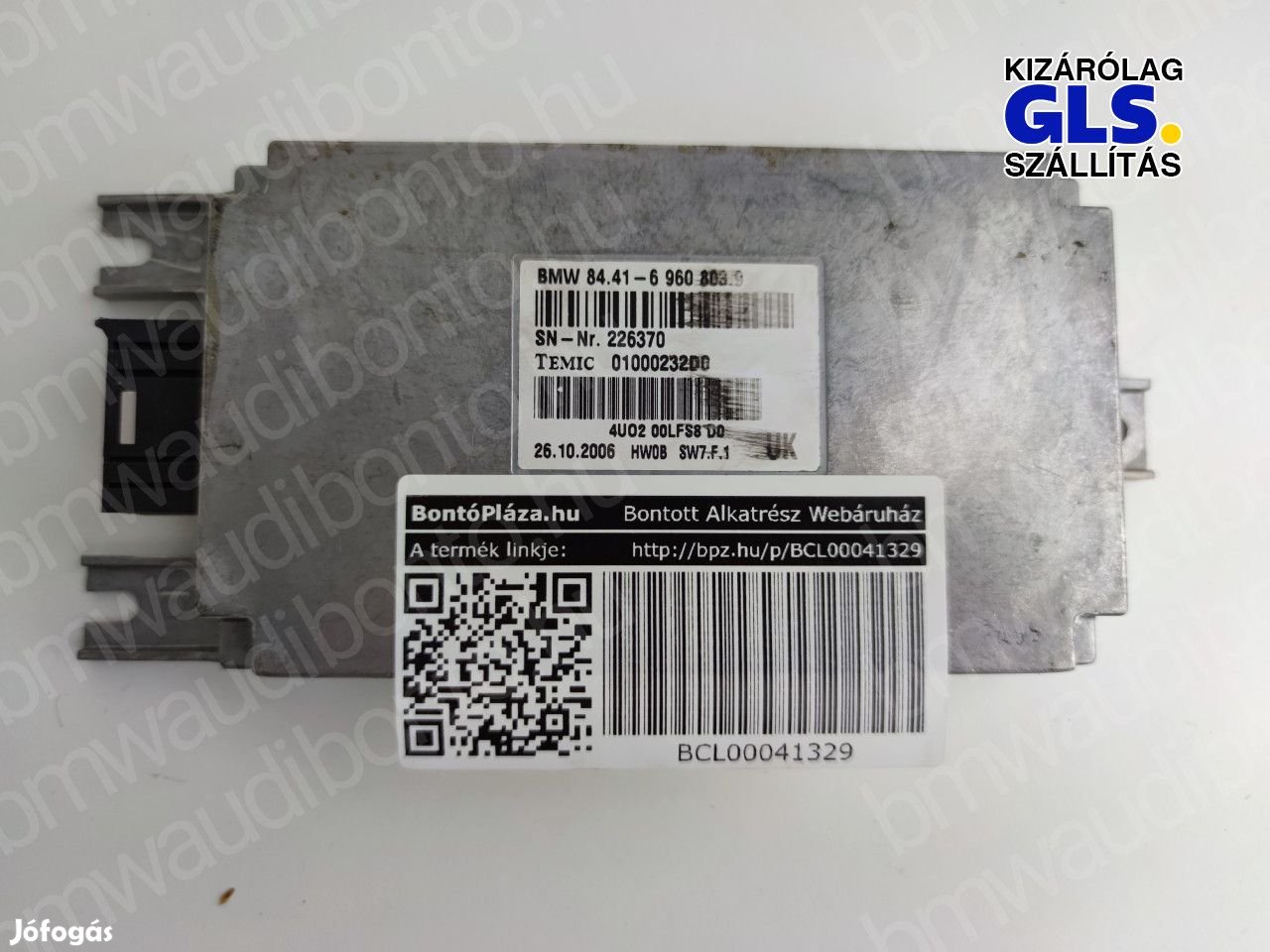 BMW 7 (E65, E66, E67) Hangvezérlő egység/modul (6960803, 84106960803)