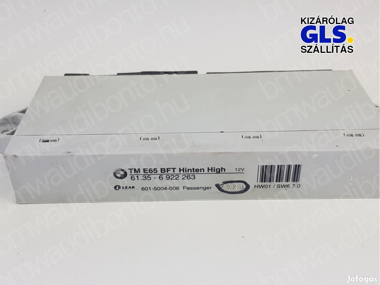 BMW 7 (E65, E66, E67) Jobb hátsó ajtó vezérlőegység/modul (6922263)