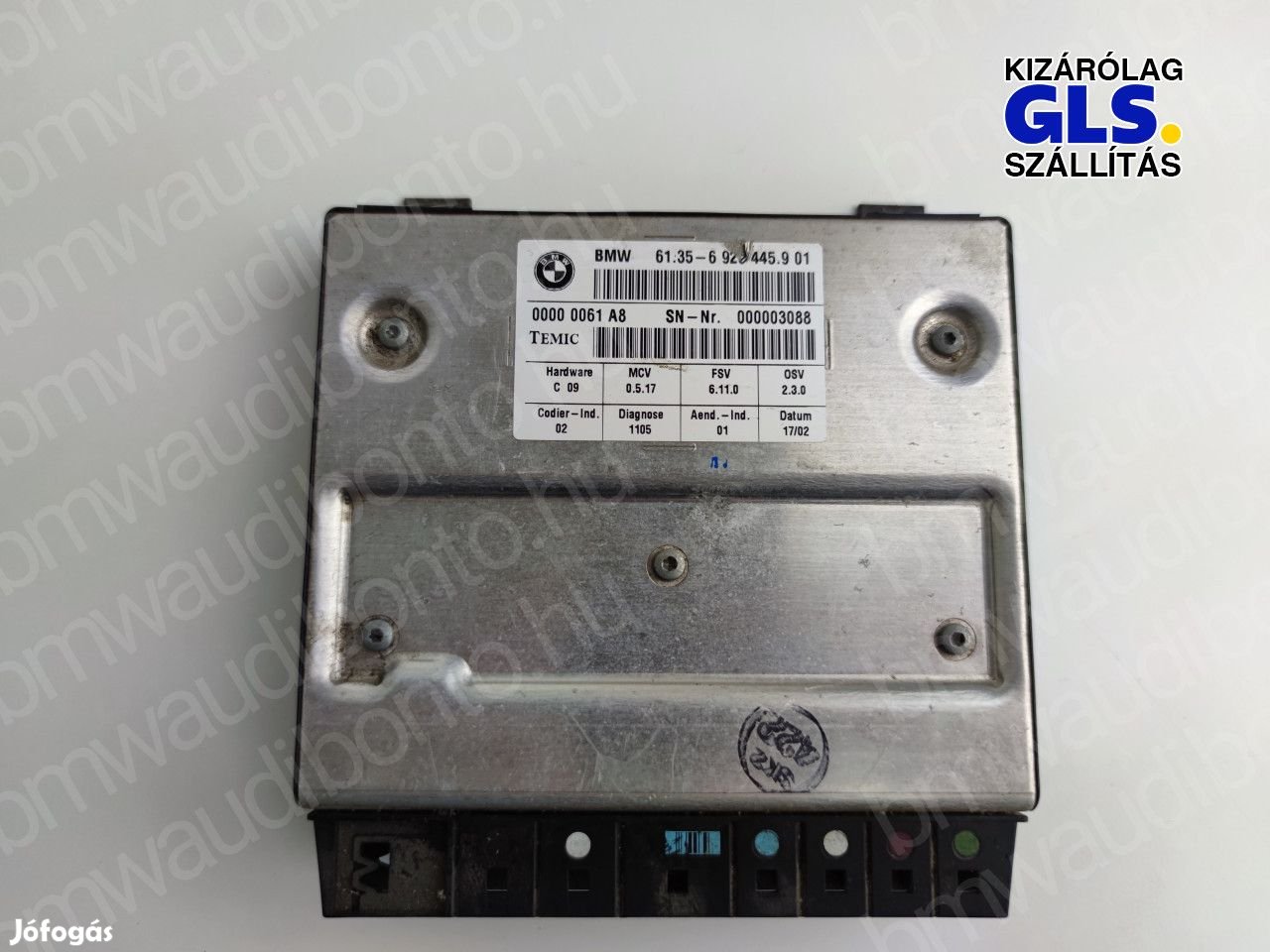 BMW 7 (E65, E66, E67) Ülés vezérlőegység/modul (6920445, 61356920445)