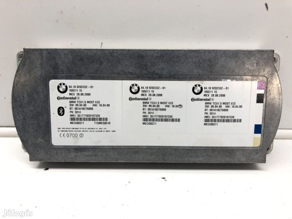 BMW 7 (F01, F02, F03, F04) Bluetooth modul 9202332