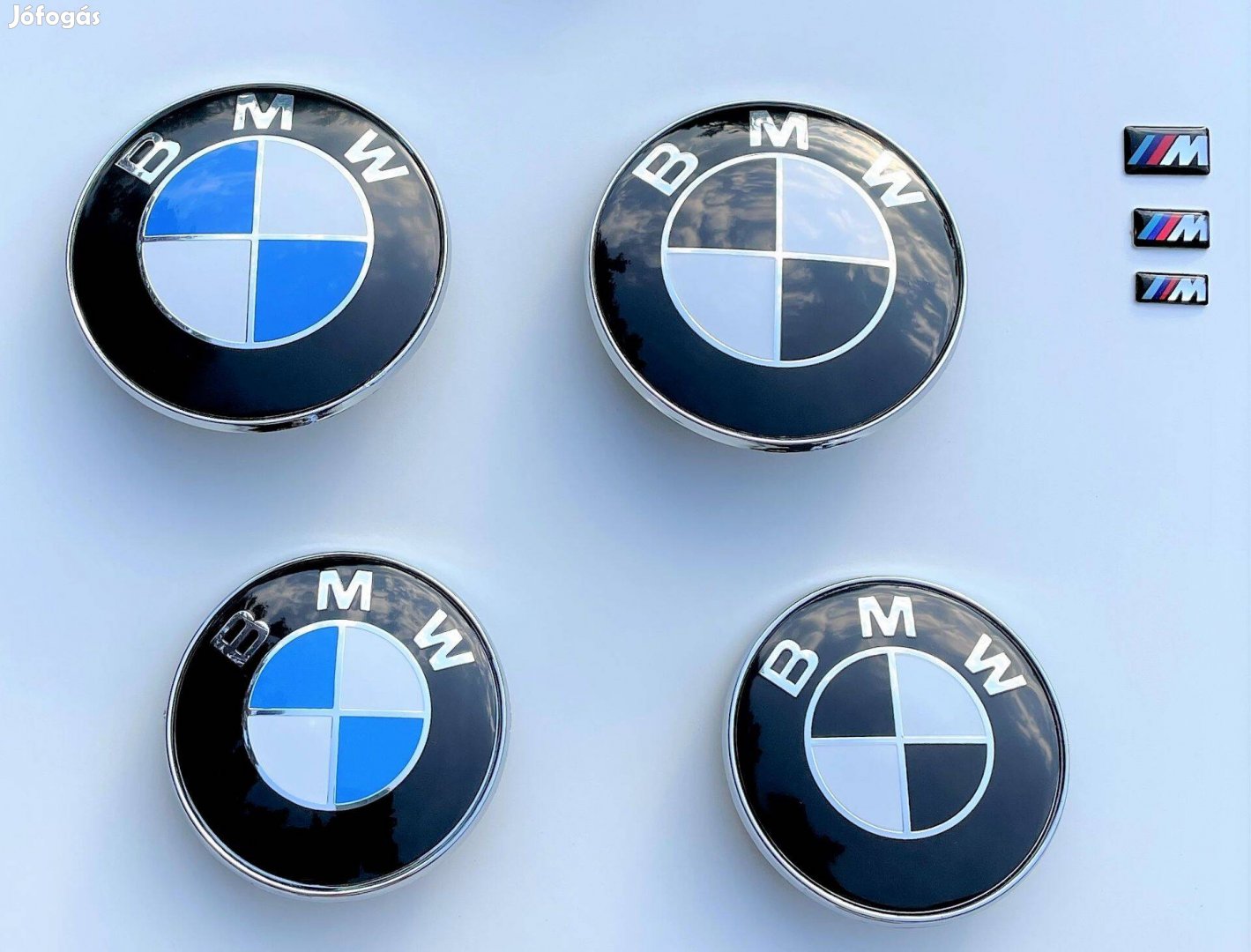 BMW 82mm 74mm Gépház Csomagtartó JEL Logo Embléma Felirat