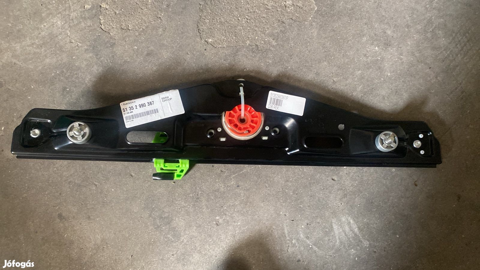 BMW BAL HÁTSÓ ELEKTROMOS ABLAKEMELŐ 51352990387 eladó