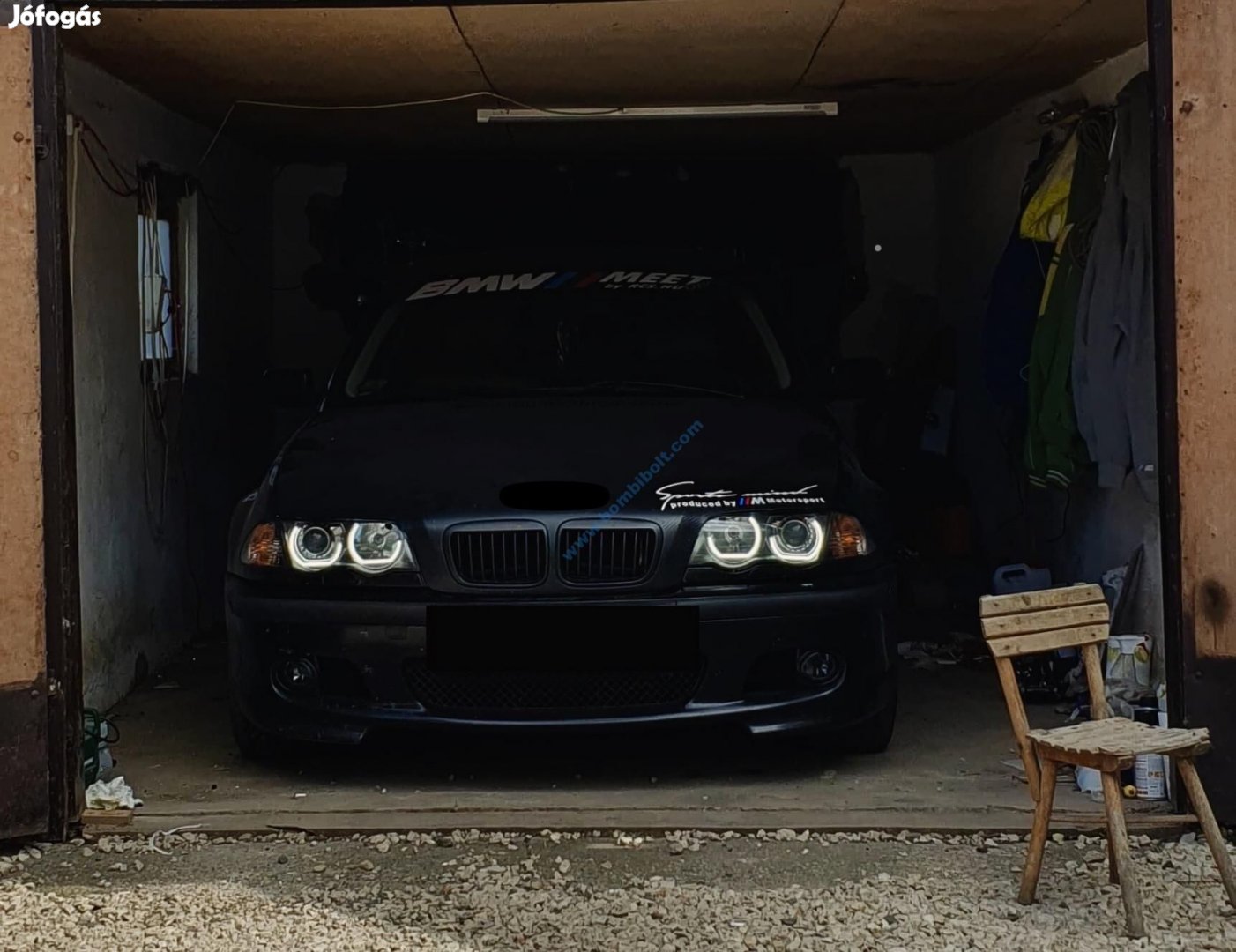 BMW DTM style Angel eyes E46 halogén