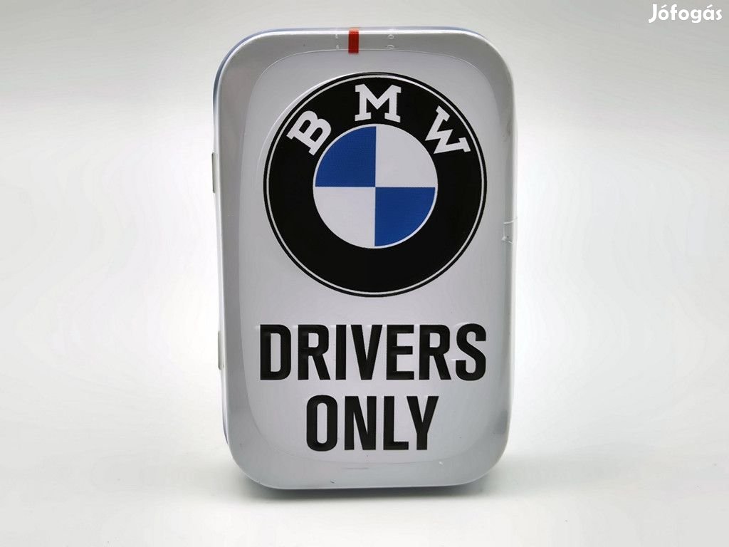 BMW Drivers only - fehér - fém cukorkás doboz fémdoboz (40g)