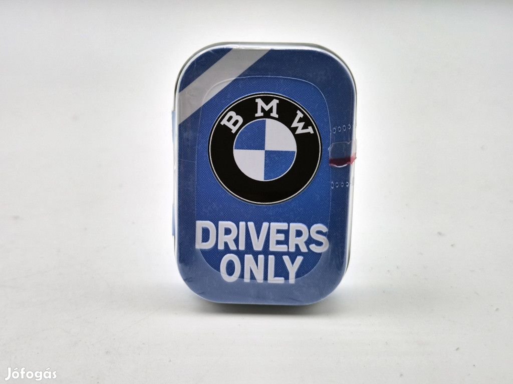 BMW Drivers only - kék - fém cukorkás doboz fémdoboz (15g)