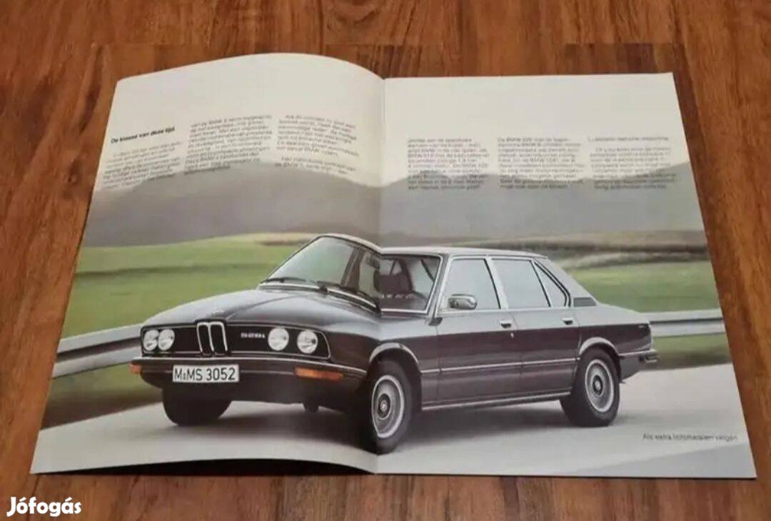BMW E12 518 520 525 528i Prospektus 1978 40 oldal