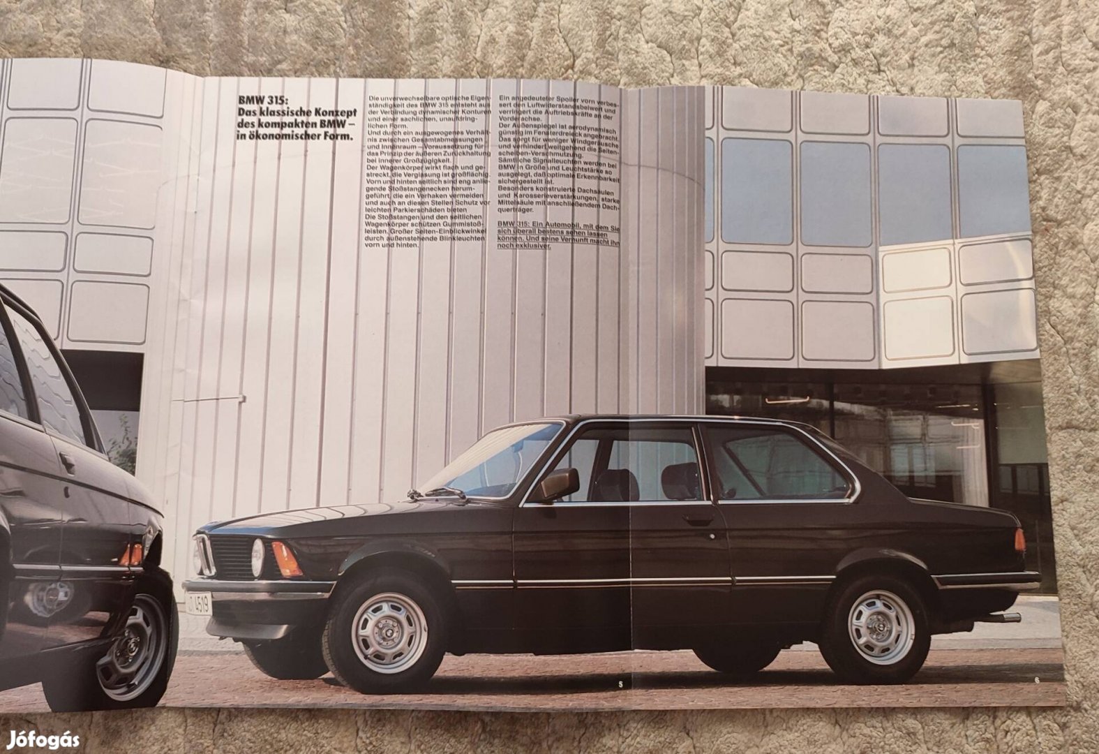 BMW E21 (1983) hibátlan prospektus, katalógus.