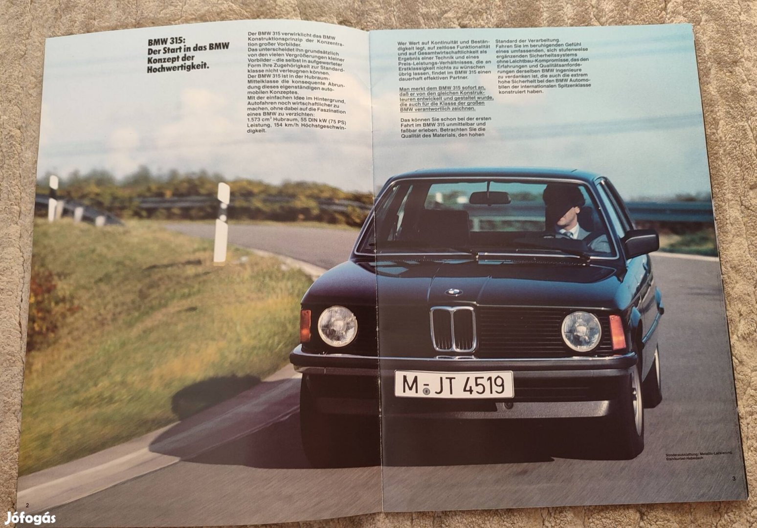 BMW E21 (1983) prospektus, katalógus.