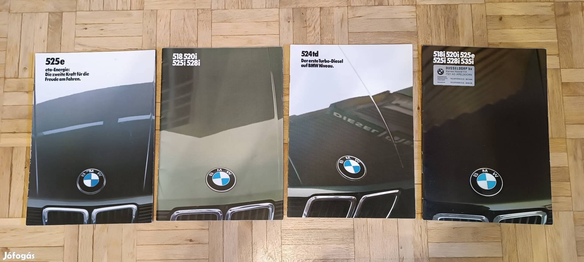 BMW E28 gyári prospektus eredeti leírás 525 524 518 520 528