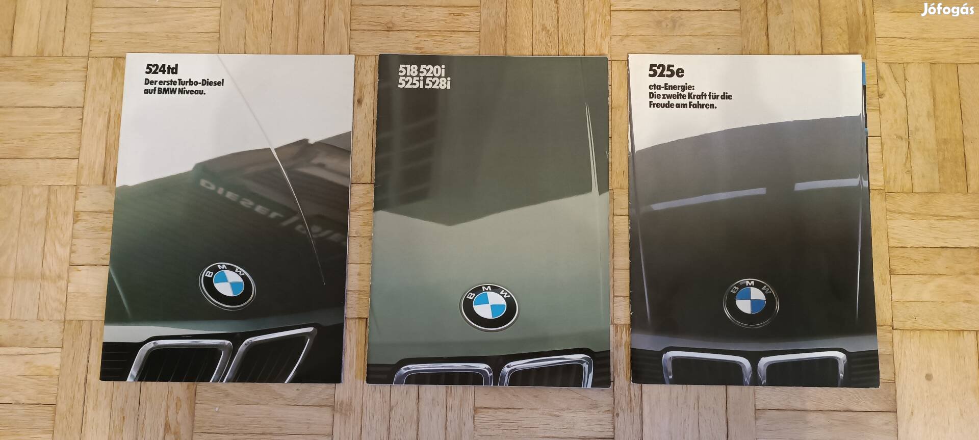 BMW E28 prospektus eredeti katalógus OT veterán könyv 