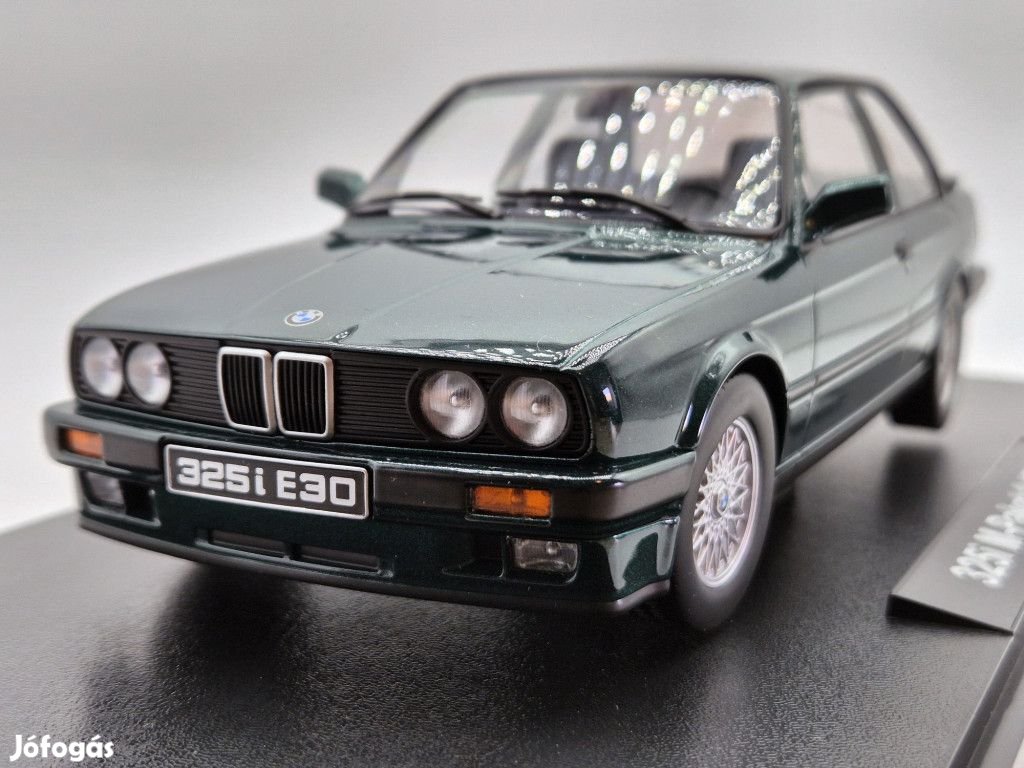BMW E30 325i M paket 1 (1987) - zöld -  KK Scale - 1:18