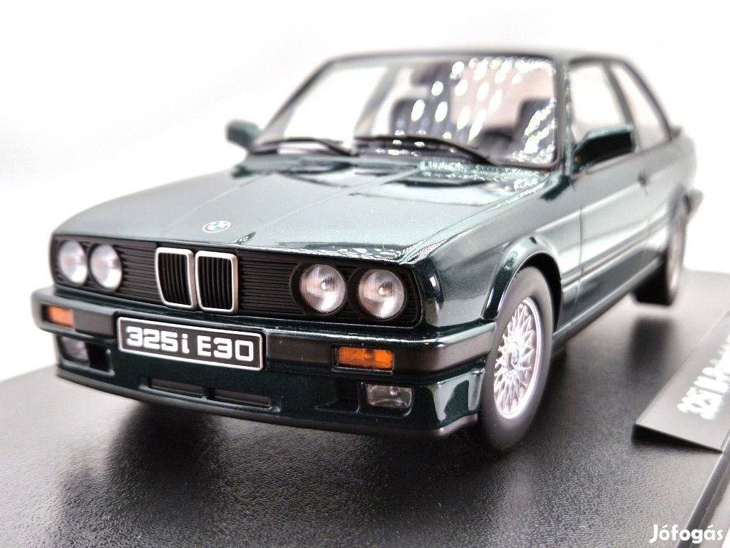 BMW E30 325i M paket 1 (1987) - zöld -  KK Scale - 1:18