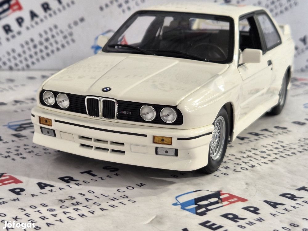 BMW E30 M3 (1987) - fehér -  Minichamps - 1:18