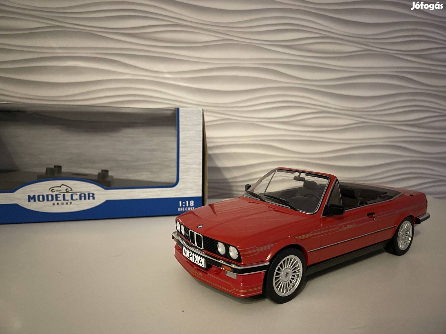 BMW E30 cabrio 1:18 as modell