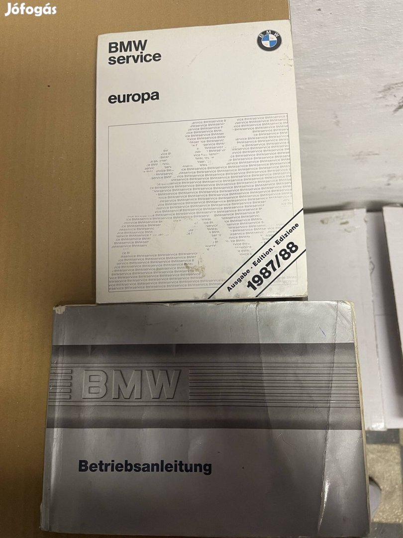 BMW E30 kezelési kézikönyv + térkép 