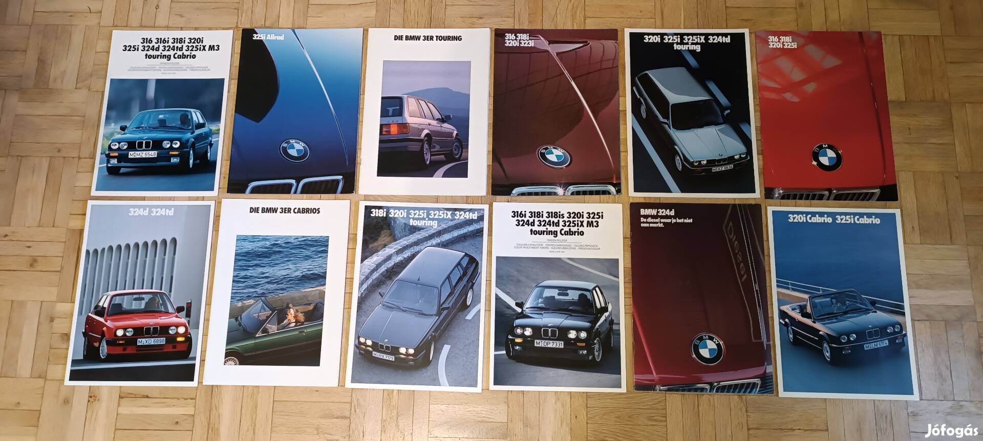 BMW E30 prospektus katalógus OT gyűjtemény veterán 